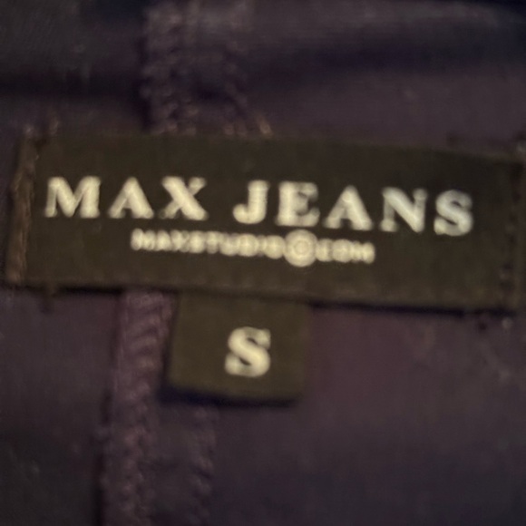 Max Jeans Women's Navy Utility Jacket - Picture 2 of 4